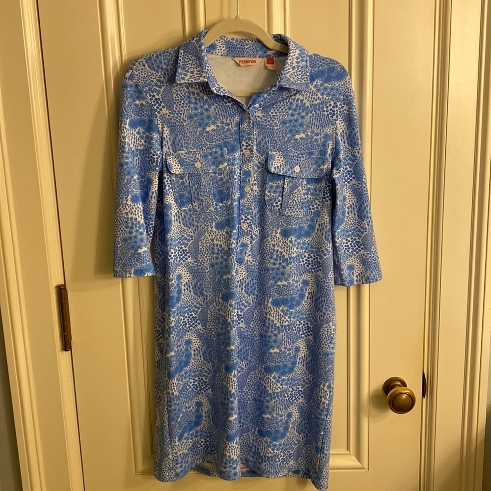 Persifor Size Small Blue Resort Dress Winnpenny style